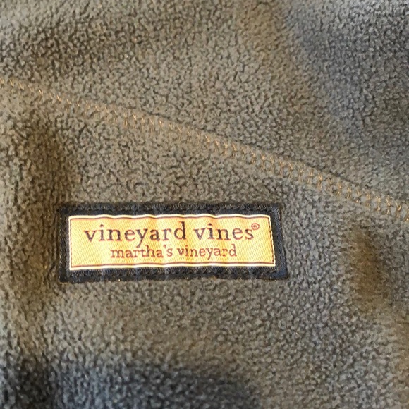 Vineyard vines men’s fleece full zip SZ Medium - Picture 3 of 5